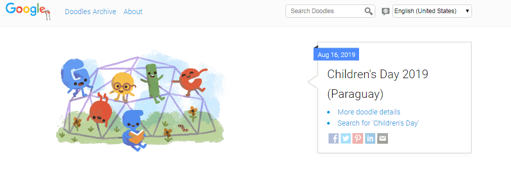 Google Doodles Website