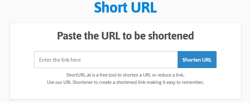 fast URL shortener