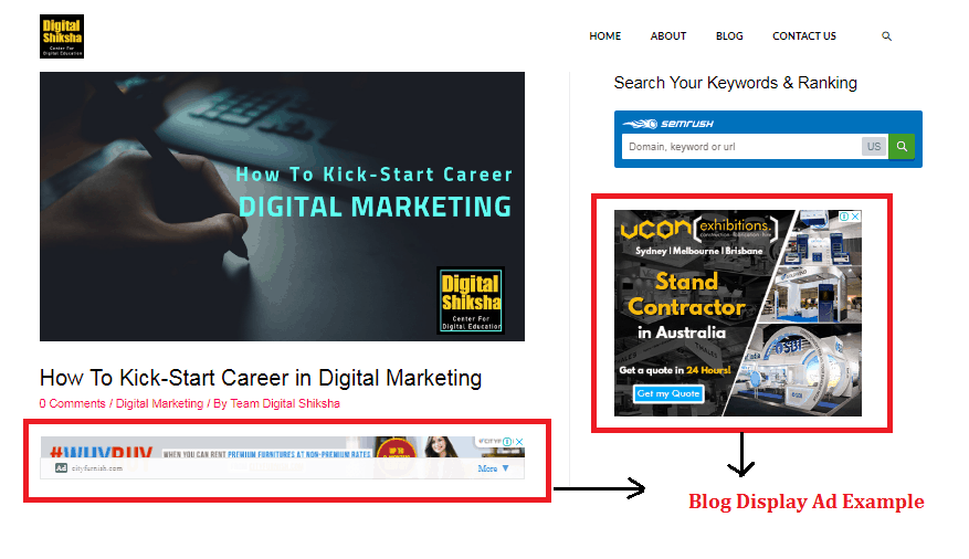 Blog Display Ads
