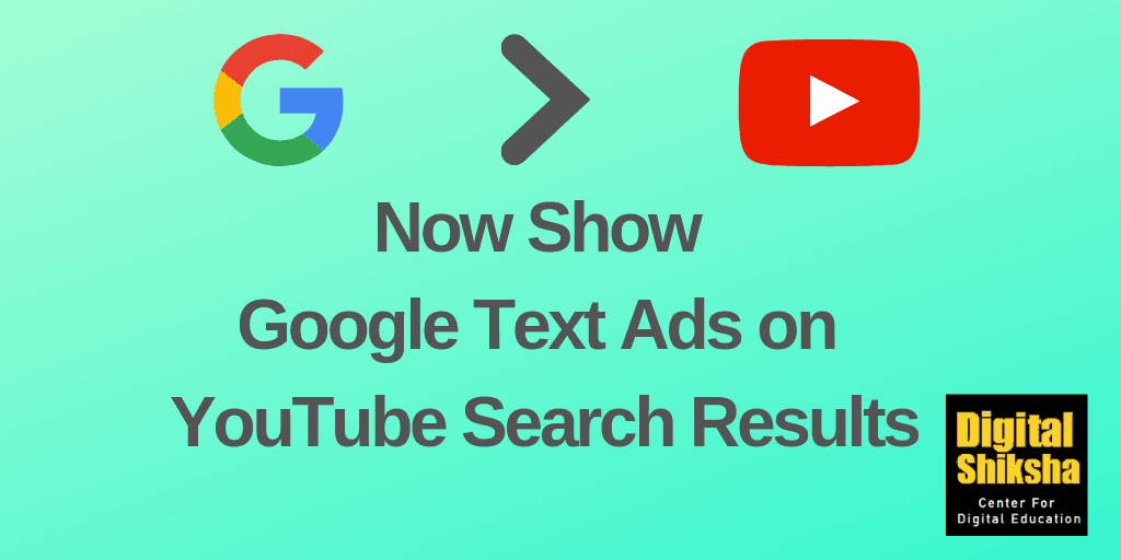 Google Text Ads on YouTube Search Results