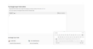 Google Input Tools - Only Free Typing Tool Supports 80+ Languages