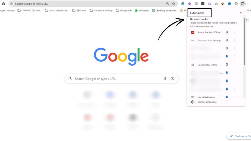 Extensions and Add-ons of Google Chrome